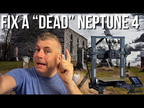 Fix A "Dead" Neptune 4 - Elegoo Neptune 4 Screen Won't Stop Spinning!