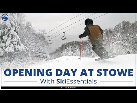 Opening Day at Stowe Mountain Resort with SkiEssentials.com - Skiing on Bent 100 and Prodigy 1