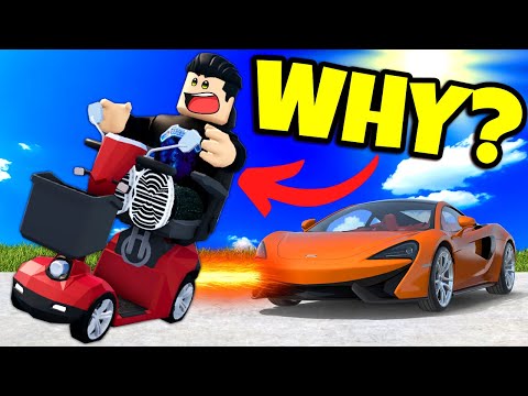 Crashing with WEIRDEST CARS in The Update in Car Crushers 2 Roblox!