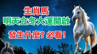 生肖馬，明天立冬，你大運開啟，今年最後的財富機遇降臨！命運迎來大轉折，發生什麼？必看！ #生肖馬2024年運程 #生肖馬2024年運勢 #屬馬人2024年運程 #屬馬人2024年運勢