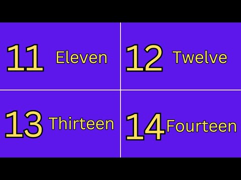 Learn Numbers 11 to 20 in English for kids | 11 to 20 | Numbers in English | @DAMInsight |