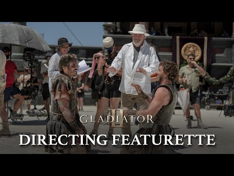 Directing Gladiator II (2024 Movie) – Ridley Scott, Paul Mescal, Pedro Pascal, Denzel Washington