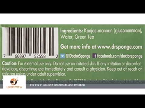 Dr Sponge Facial Cleansing Sponge, Green Tea | Review/Test