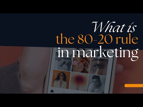 What is the 80 20 rule in marketing