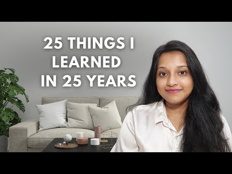 25 Things I Learned In 25 Years | Srushti Kale