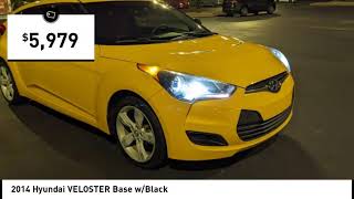 2014 Hyundai VELOSTER Base w/Black Used 39138A