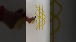 #simple #trending #ytshorts #viralvideo #viralshorts #side#border #rangoli #design #daily #use