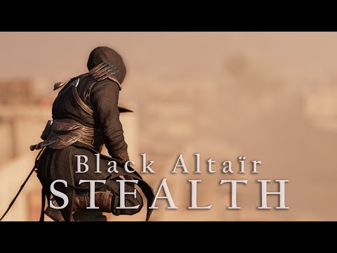 Black Altair Aggressive Stealth HUD Off Assassin's Creed Mirage [Gameplay] #mirage #assassinscreed