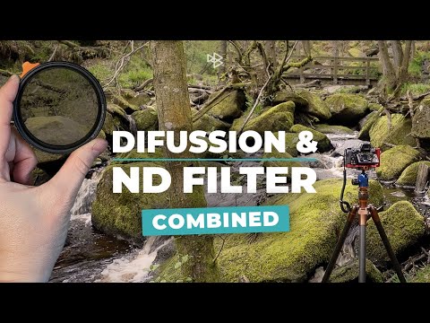 K&F CONCEPT Black Diffusion and Variable ND filter for Landscape Photography