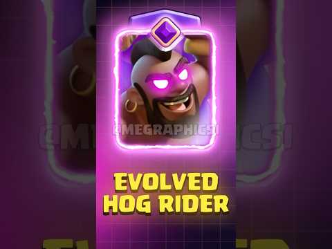 EVO Hog Rider💀 #clashroyale