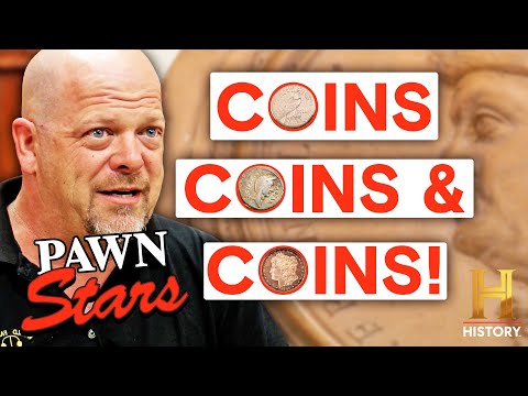 Pawn Stars: STUNNINGLY VALUABLE COINS! *Mega Compilation*