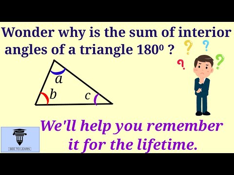 Activity to show sum of angles of a triangle