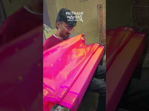 Making of Silk Paithani Saree Designs #traditional #saree #paithani #making #art