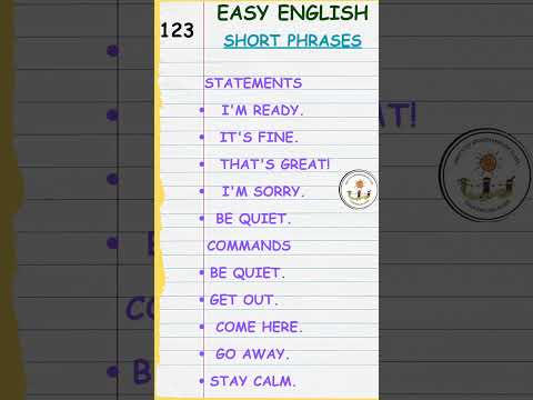 Easy English | 123 #shorts #short #ytshorts #shortsfeed #shortvideo #viral #trending #english