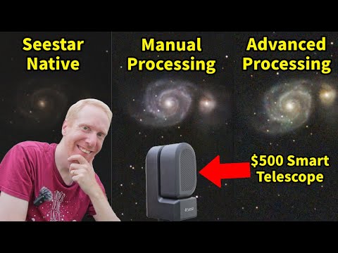 AMAZING images with the Seestar SMART TELESCOPE⚡ FULL tutorial, Free Software ONLY!