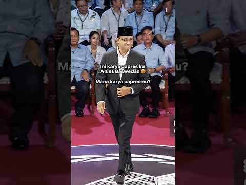 Pak Anies baswedan nih calpres 2024🫡🤩 #shorts