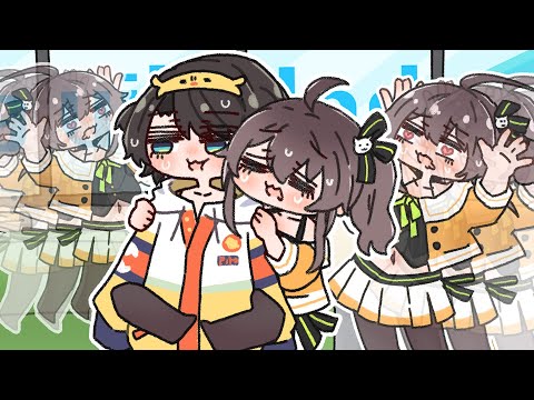 【手描き】スバルをクンクンしたいまつりちゃん【夏色まつり/大空スバル/hololive/切り抜き】