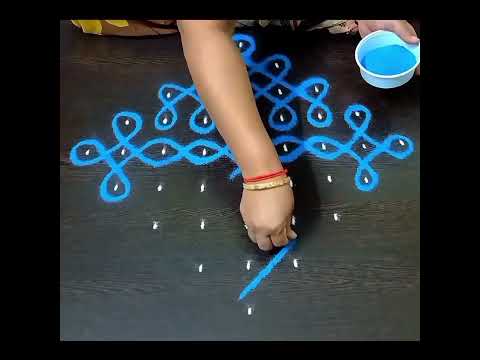 easy sikku Kolangal | #9dotsmuggulu #9dotssikkukolam   #simplemelikalamugguluwithdots #nelikolam