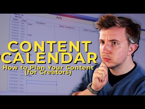 Content Calendars (Planning Basics for Organized Creators)