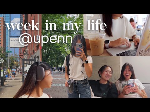 week in my life at upenn | cafe studying, philly restaurant week, friend love | 미국 유펜 대학생 브이로그 ☕️