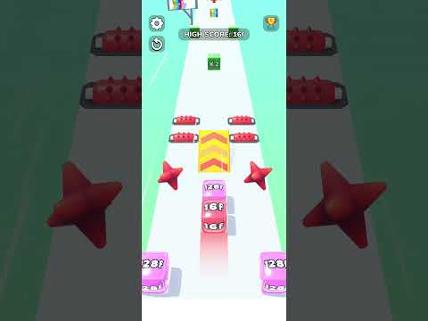 188/100,000 Ball Run2048 / Jelly Run2048 GameplaY On Android Challenge Shorts