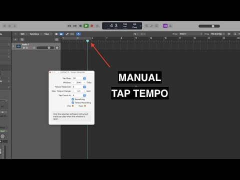 Logic Pro - Manual Tap Tempo and set BPM Literally Tapping a Mac or MIDI Key like in Ableton