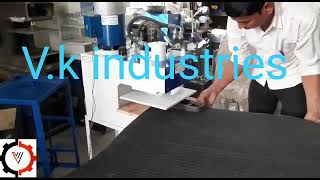 Mini hydraulic slipper making machine ( hawai chappal)