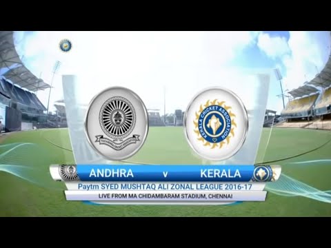 Syed Mushtaq Ali Trophy 2016-17 ll Kerala vs Andhra ll  Highlight ll