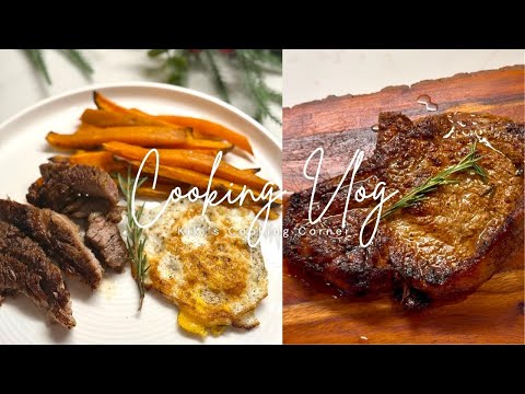 COOKING VLOG | High-protein balanced meal for dinner