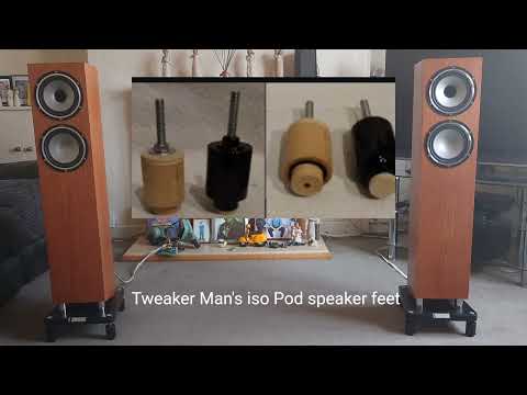 #vinyl #hifi. Review of Tweaker man's iso Pod  speaker isolation feet in comments.