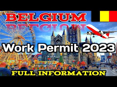 belgium🇧🇪 work permit 2023 | jobs in europe for indians | belgium work visa information in hindi