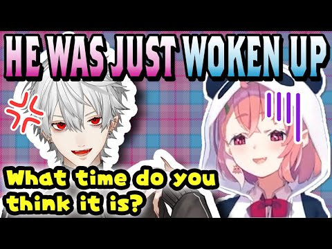 【waking voice】Vampire babies go to bed at 7:00 PM【Kuzuha/Sasaki Saku/NIJISANJI JP Eng sub】