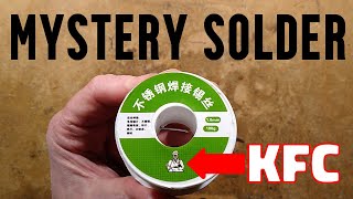 Testing AliExpress "mystery solder"