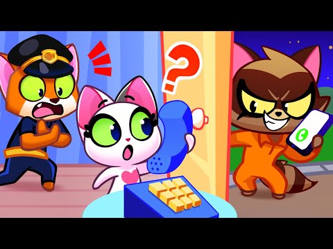 Phone Call from a Stranger 📞 AI Copycat Stranger Danger 🙀 Toddler Cartoons Storytime 😻 Purr-Purr