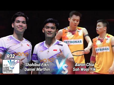 Shohibul Fikri/Daniel Marthin vs Aaron Chia/Soh Wooi Yik || R32 China Masters 2024