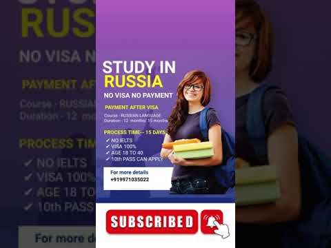 Russia study visa | Russia study visa cost