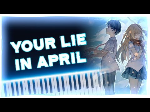 Your Lie in April - Yuujin A/ Friend A (Piano Tutorial + Sheet Music)