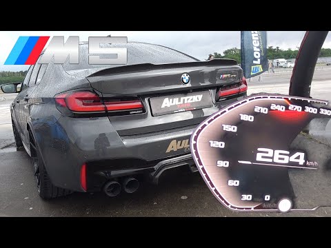 BMW M5 CS Drag Race Acceleration 0-260