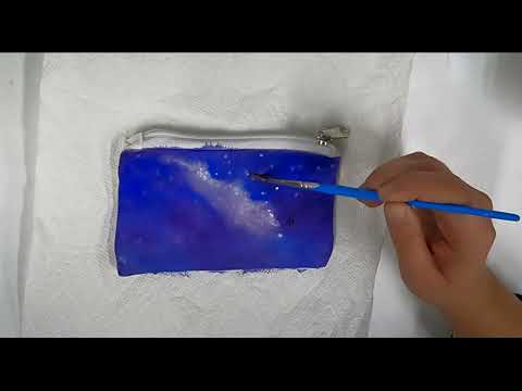 Painting Fabric by Melissa Kahl demo time lapse video at Soave Faire October 30th 2022