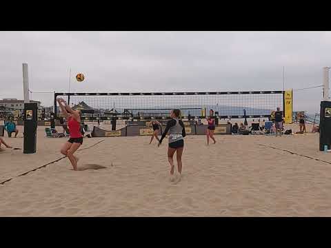 2022 AVPJunior Nationals - Girls 18U Day 1 Pool - Skale/Niederman vs Edwards/Schrock Set 1