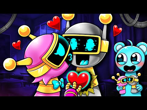 Pink Bot Fall in Love with Fun Bot?! | Incredibox Sprunki Animation