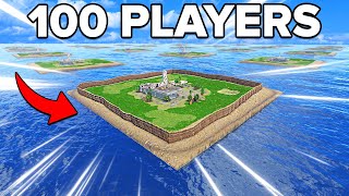 Rust but there's 100 islands and 100 players...