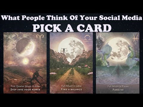 What People Think Of Your Social Media 💛 PICK A CARD