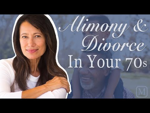 Alimony & Divorce in Your 70s