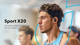 Sport X20: Unmatched Noise Cancelling for Your Workout!