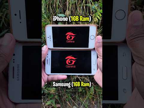 iPhone Vs Samsung (1GB Ram) Test!