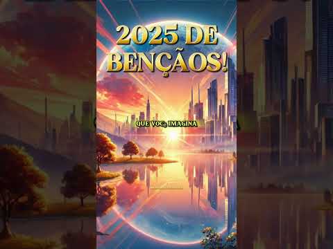 ✨️ 2025 DE BENÇÃOS! ✨️ - #mensagemdodia #mensagem #2025 #benção #shorts