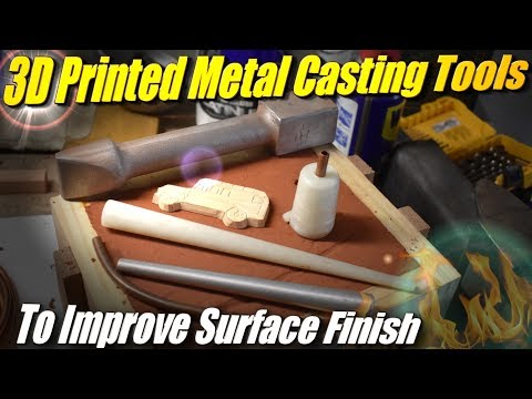 Free 3D Printed Metal Casting Tools: Tapered Sprue Former and Surge Trap