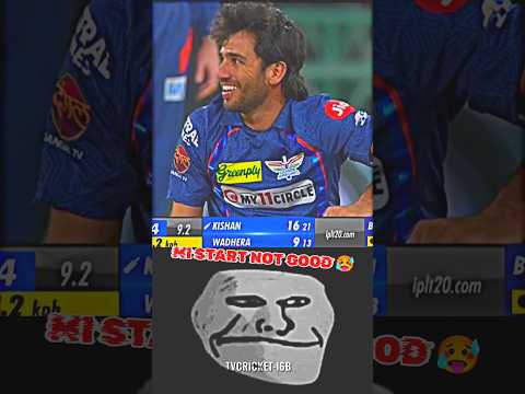 48Th Match Ipl 2024 || Mi Vs Lsg || Ipl Highlights ||#ipl2024 #mivslsg #cricket #shorts