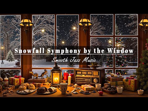 Snowfall Symphony by the Window - Smooth Jazz Music (Official Music Video)